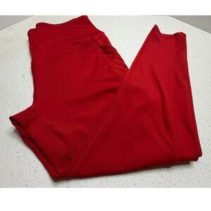 LegEnd Women's Red Leggings Size Large